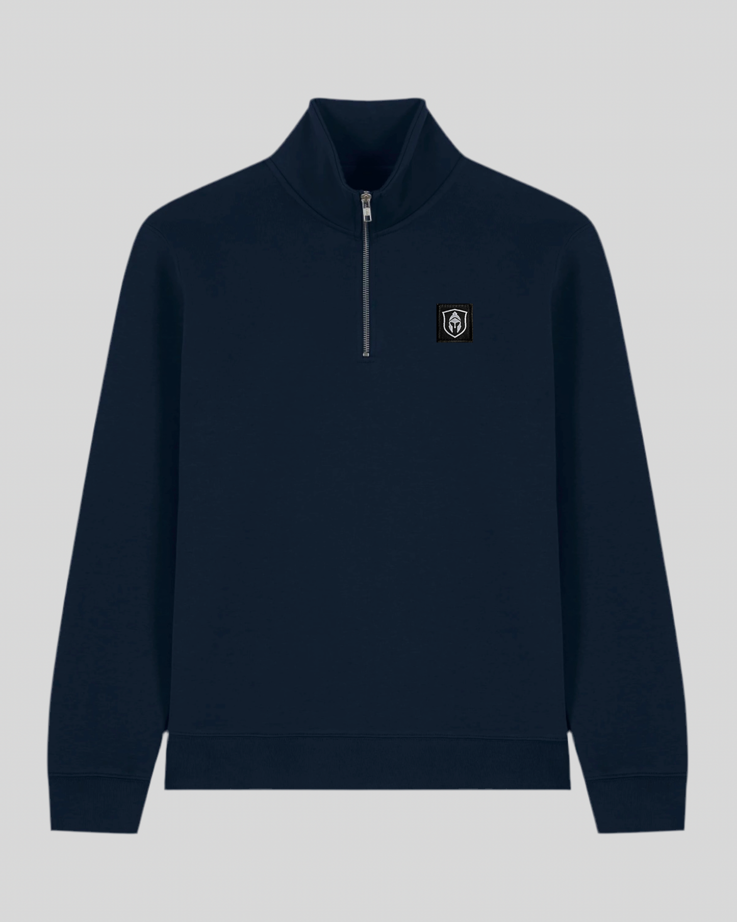 CHEVALIER | HALF ZIP SWEATER DONKERBLAUW