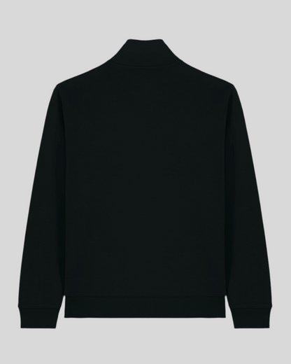 CHEVALIER | SWEATER MIT HALF REISSVERSCHLUSS SCHWARZ