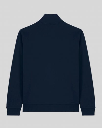 CHEVALIER | HALF ZIP SWEATER DONKERBLAUW